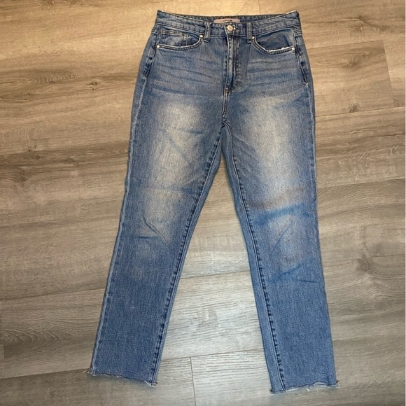 Joe's Jeans The Julia High Rise Straight Ankle Distressed Jeans - Picture 3 of 8